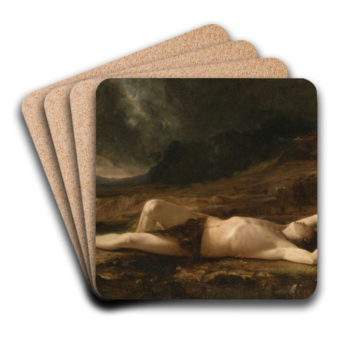 The Dead Abel by Thomas Cole Art Drink Coaster set