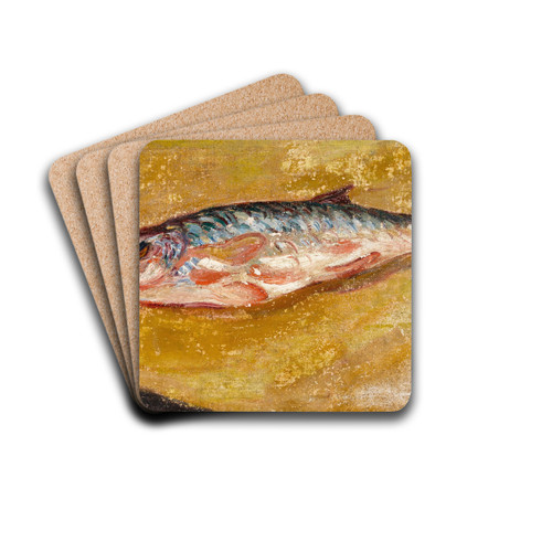 Le poisson by Louis Valtat Drink Coasters - set of 4 Le poisson by Louis Valtat Drink Coasters - set of 4