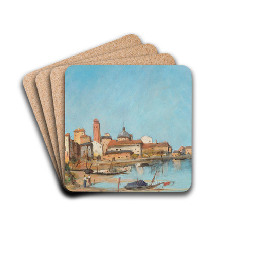 San Giovanni Venezia by Robert Russ Drink Coasters - set of 4