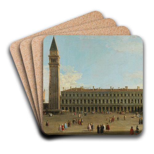 Saint Mark's Square, Venice by Canaletto Art Drink Coaster set