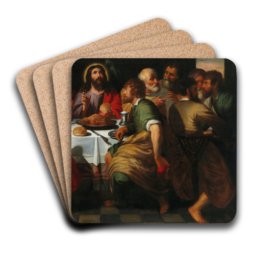 The Last Supper by Artus Wolfaerts and Workshop Art Drink Coaster set The Last Supper by Artus Wolfaerts and Workshop Art Drink Coaster set