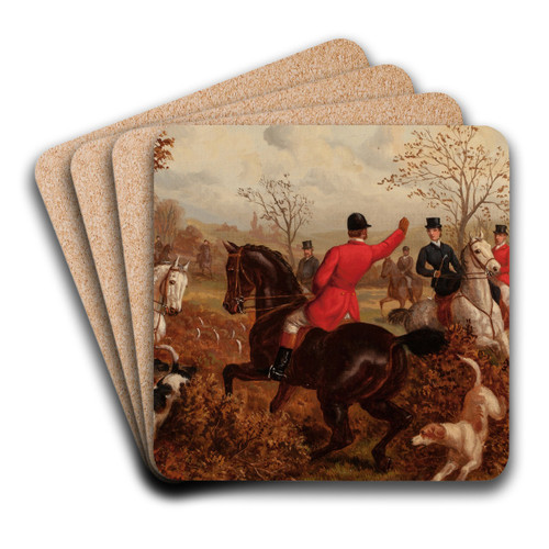 Sporting Scene by Edward Benjamin Herberte Art Drink Coaster set