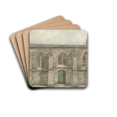 Oude kerk van Vaassen by Gerrit Hulseboom Drink Coasters - set of 4 Oude kerk van Vaassen by Gerrit Hulseboom Drink Coasters - set of 4