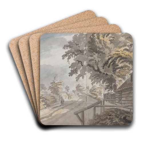 A Country Lane by James Miller Art Drink Coaster set A Country Lane by James Miller Art Drink Coaster set