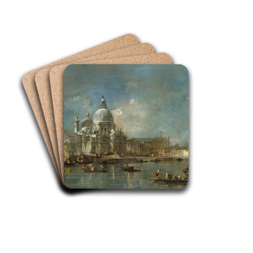 Santa Maria della Salute by Francesco Guardi Drink Coasters - set of 4