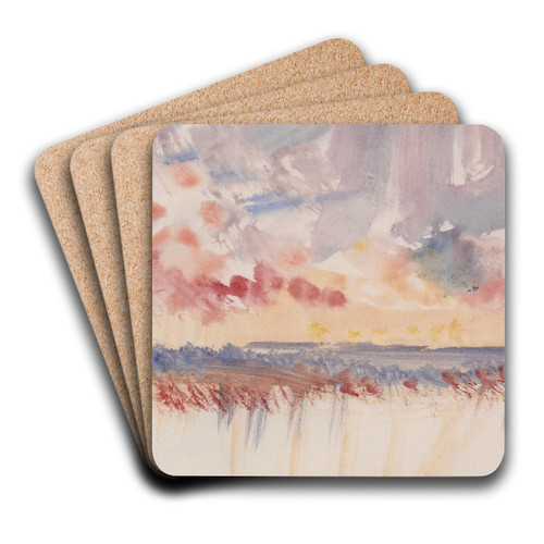 The Channel Sketchbook 29 by Joseph Mallord William Turner Art Drink Coaster set