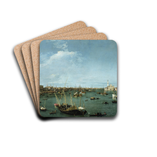 Bacino di San Marco, Venice by Canaletto Drink Coasters - set of 4