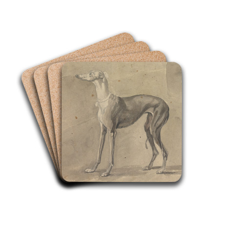 A Greyhound by Sawrey Gilpin Drink Coasters - set of 4