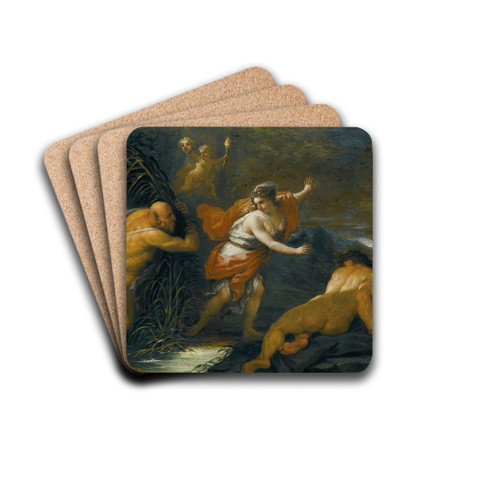 Pan and Syrinx by Paolo de Matteis Drink Coasters - set of 4