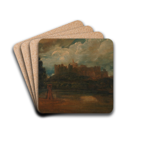 Windsor Castle by Peter DeWint Drink Coasters - set of 4