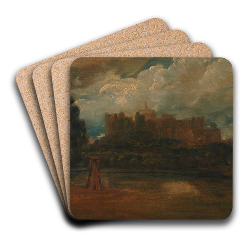 Windsor Castle by Peter DeWint Art Drink Coaster set