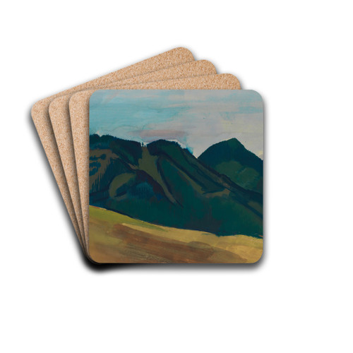 Landschaft in der Obersteiermark by Karl Wiener Drink Coasters - set of 4