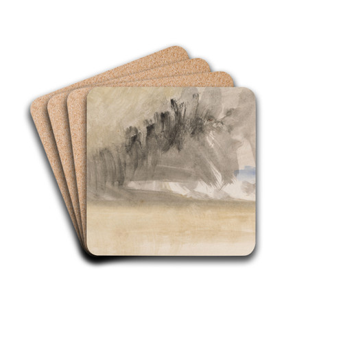 The Channel Sketchbook 35 by Joseph Mallord William Turner Drink Coasters - set of 4