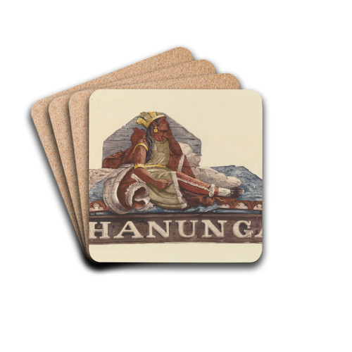 Sternpiece from Shanunga by Mildred E. Bent Drink Coasters - set of 4