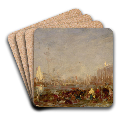 Venise by Flix Ziem Art Drink Coaster set