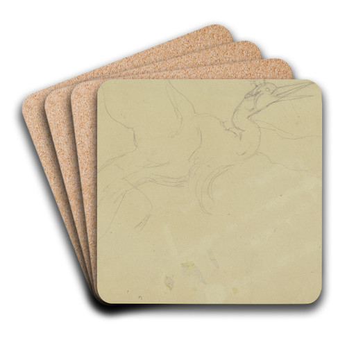 Wonderbird by Hans Thoma Art Drink Coaster set