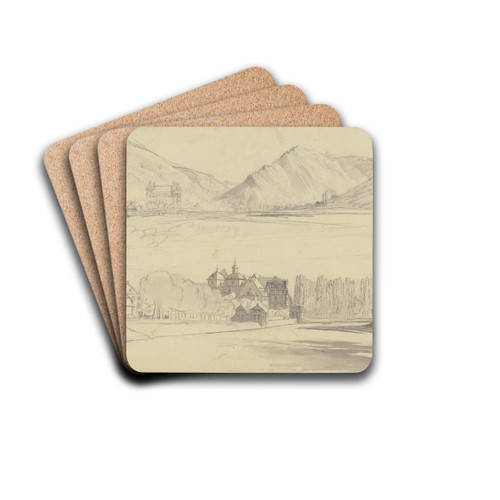 Bad Ems by Anton Radl Drink Coasters - set of 4