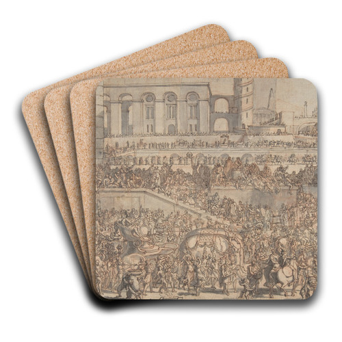 Alexander Entering Babylon by Sbastien Leclerc Art Drink Coaster set Alexander Entering Babylon by Sbastien Leclerc Art Drink Coaster set