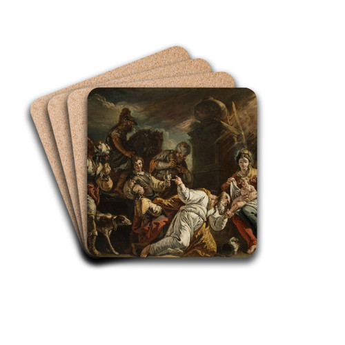 Adoration of the Magi by Francesco Fontebasso Drink Coasters - set of 4 Adoration of the Magi by Francesco Fontebasso Drink Coasters - set of 4