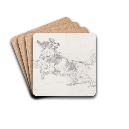 Lady Londonderry's Dog by James Ward Drink Coasters - set of 4
