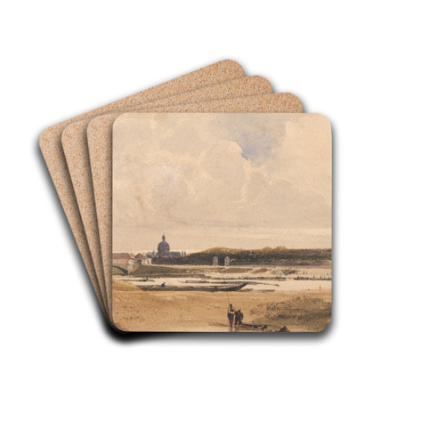 On the Seine by Thomas Shotter Boys Drink Coasters - set of 4