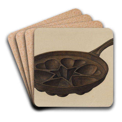 Muffin Pan by Nicholas Acampora Art Drink Coaster set