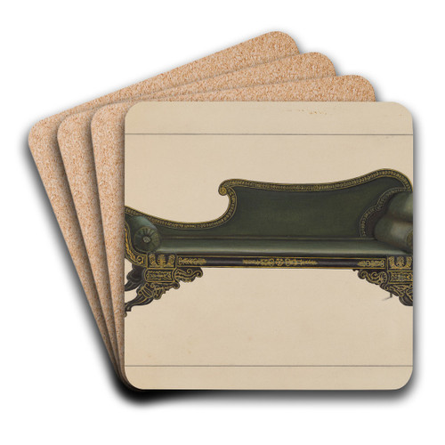 Sofa by Nicholas Gorid Art Drink Coaster set