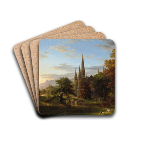The Return by Thomas Cole Drink Coasters - set of 4