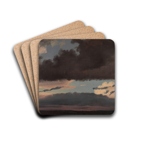Cloud Study by Knud Baade Drink Coasters - set of 4