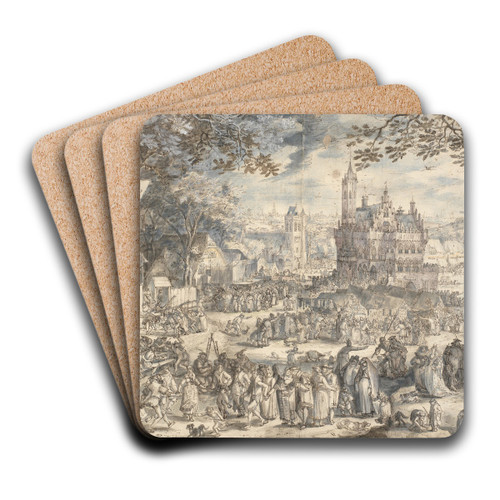 Kermesse by David Vinckboons Art Drink Coaster set