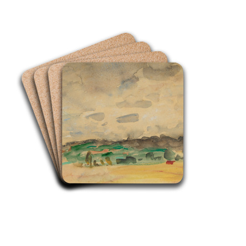Polling by Joseph Frank Currier Drink Coasters - set of 4