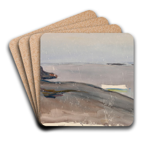 Maritime Landscape by Magnus Enckell Art Drink Coaster set