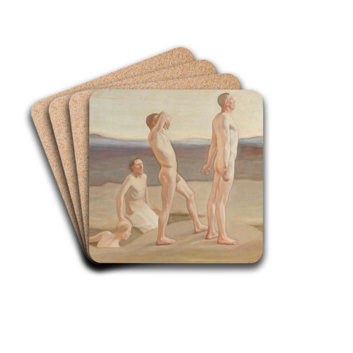 Resurrection by Magnus Enckell Drink Coasters - set of 4