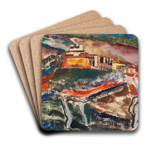 Assisi by Josef Eberz Art Drink Coaster set