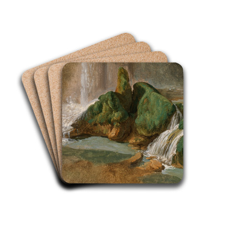 In der Neptunsgrotte bei Tivoli by Simon Denis Drink Coasters - set of 4 In der Neptunsgrotte bei Tivoli by Simon Denis Drink Coasters - set of 4