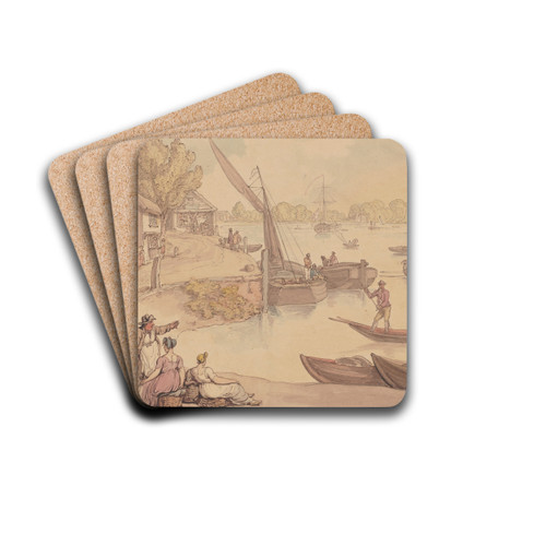 Richmond by Thomas Rowlandson Drink Coasters - set of 4