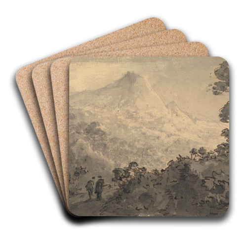 Snowdon by William Gilpin Art Drink Coaster set