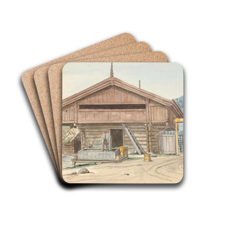 Bondegrd by Martinus Rrbye Drink Coasters - set of 4