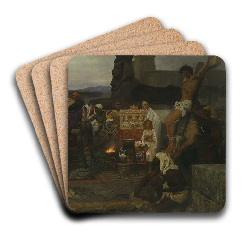 Martyrdom of early Christians by Henryk Siemiradzki Art Drink Coaster set
