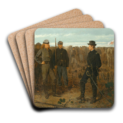 Prisoners from the Front by Winslow Homer Art Drink Coaster set Prisoners from the Front by Winslow Homer Art Drink Coaster set