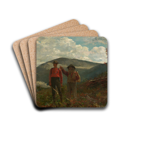 Two Guides by Winslow Homer Drink Coasters - set of 4