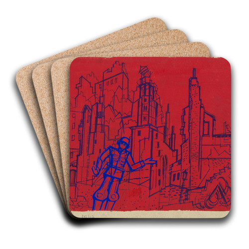 Gespenster-Soldat by Karl Wiener Art Drink Coaster set