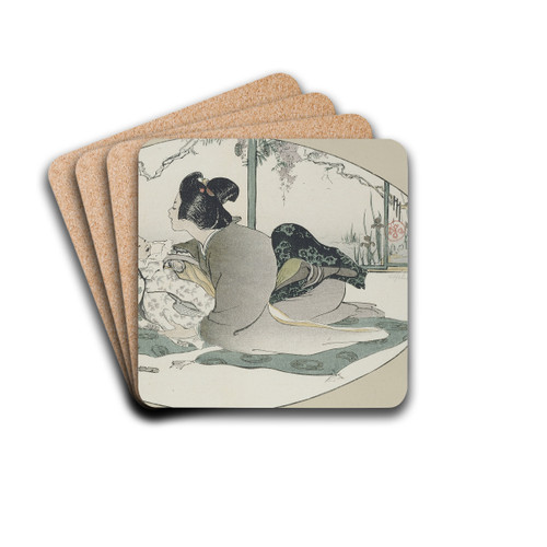 Baby Talk by Helen Hyde Drink Coasters - set of 4