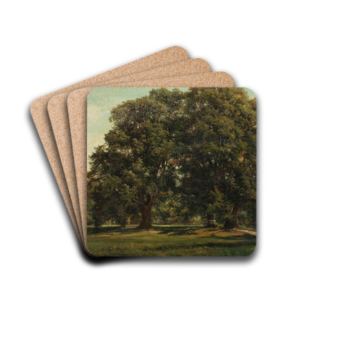Zmeck park v Zahrdkchs by Alois Kirnig Drink Coasters - set of 4