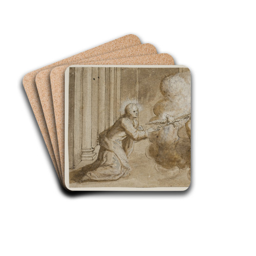 Den ubesmittede undfangelse by Francesco Maffei Drink Coasters - set of 4