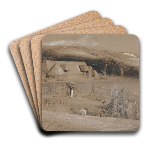 The Valley of Vision by Samuel Palmer Art Drink Coaster set
