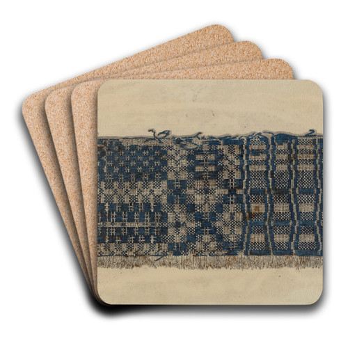 Homespun Wool by Raymond Manupelli Art Drink Coaster set