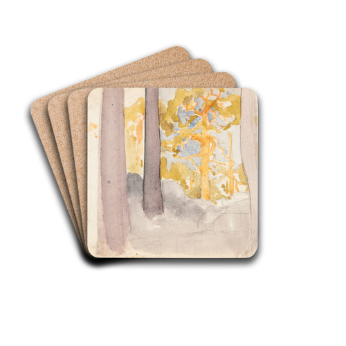 Untitled by Eero Jrnefelt Drink Coasters - set of 4