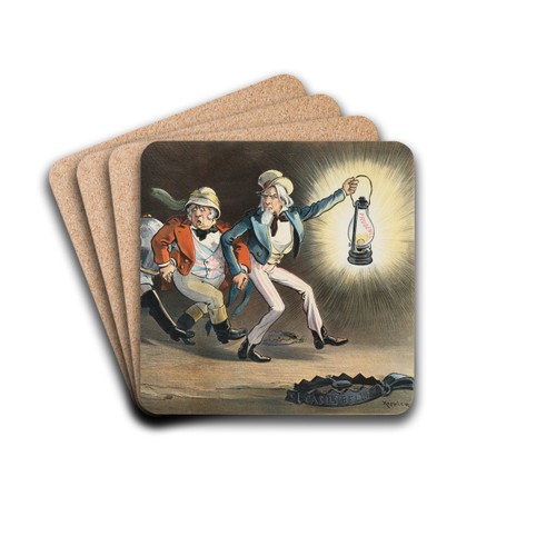 In the Chinese labyrinth by Udo Keppler Drink Coasters - set of 4