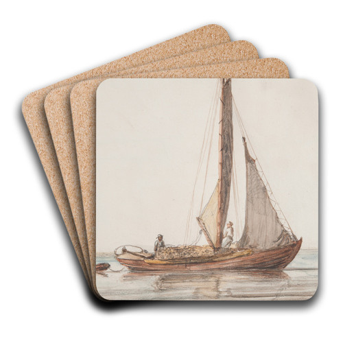Vedskuta p Vnern by Bror Jacob Adelborg Art Drink Coaster set